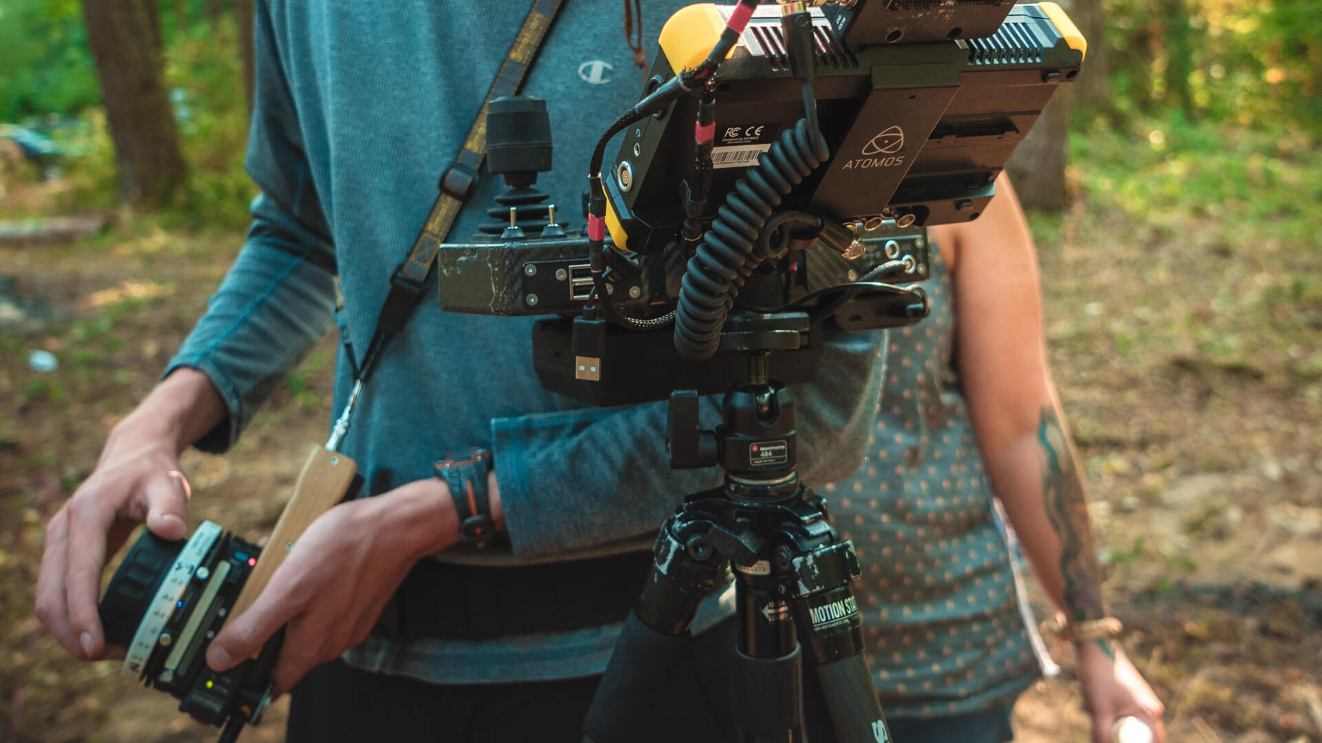 Cinematographer / DP Sam Nuttmann - Seattle - Backslider - Cmotion focus puller station